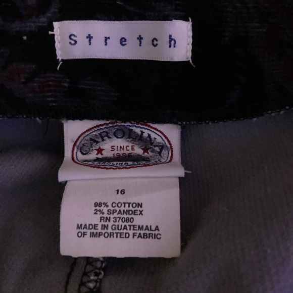 Womens size 16 corduroy pants by Carolina Blues - Picture 3 of 6